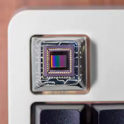 Circuit Board Translucent Keycaps Artisan Handmade Custom 3D Resin Key Caps for Mechanical Keyboard Accessories Gifts Mx Switch