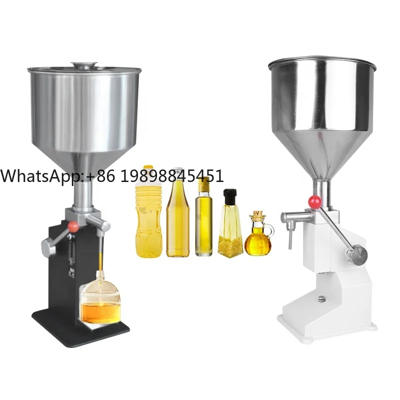 

10ml Paste Manual Honey Jars Cosmetic Dishwashing Liquid Lip Gloss Filler Filling Machine A03