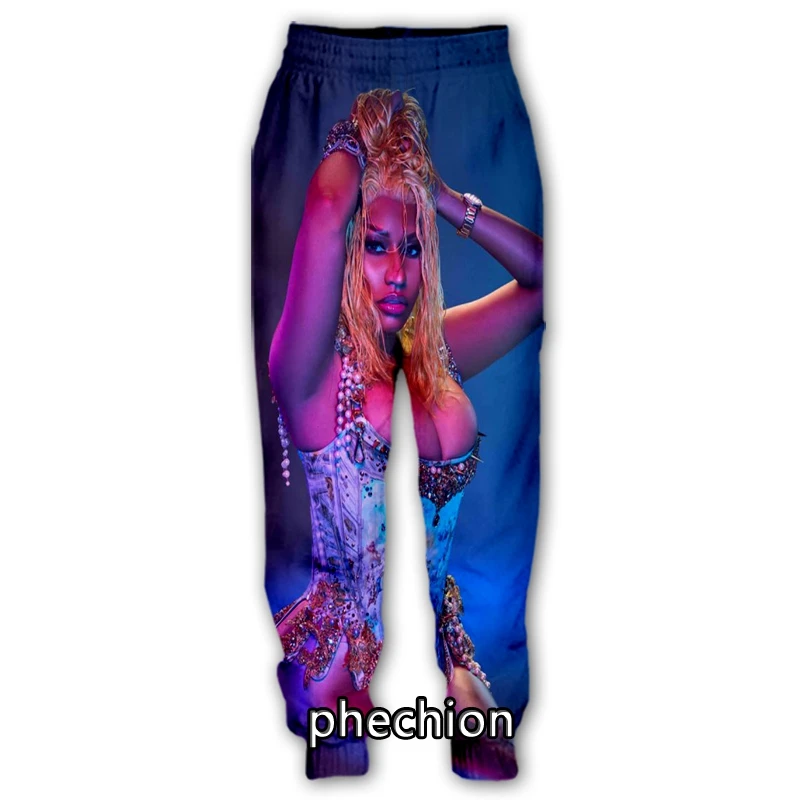 

phechion New Men/Women Nicki Minaj‎ 3D Printed Casual Pants Fashion Streetwear Men Loose Sporting Long Trousers F281