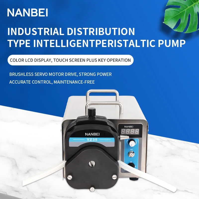 Pompa Pengeluaran Laboratorium pompa peristaltik kimia aliran cerdas dengan multi saluran