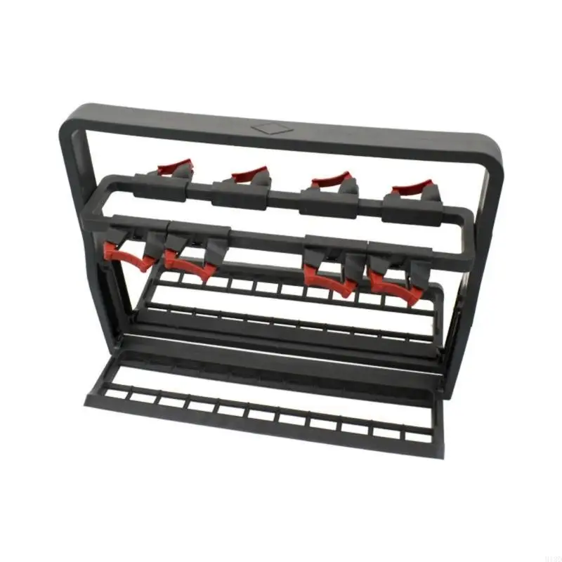 918D Rak Gelas Anggur Multifunsional Rak Mesin Cuci Pegangan Kaca Lembut Rak Kaca Flexible Storage Stand Tekstur Plastik