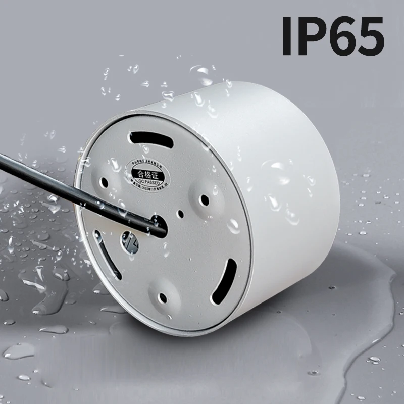 220v ip65 à prova dip65 água downlight led cozinha banheiro à prova de umidade holofote 12w varanda ao ar livre super brilhante luz de teto