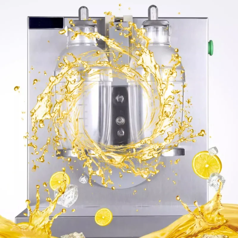 Máquina de sacudir chá de leite em aço inoxidável, Copo Shaker de cabeça dupla, Equipamentos para bebidas, Comercial