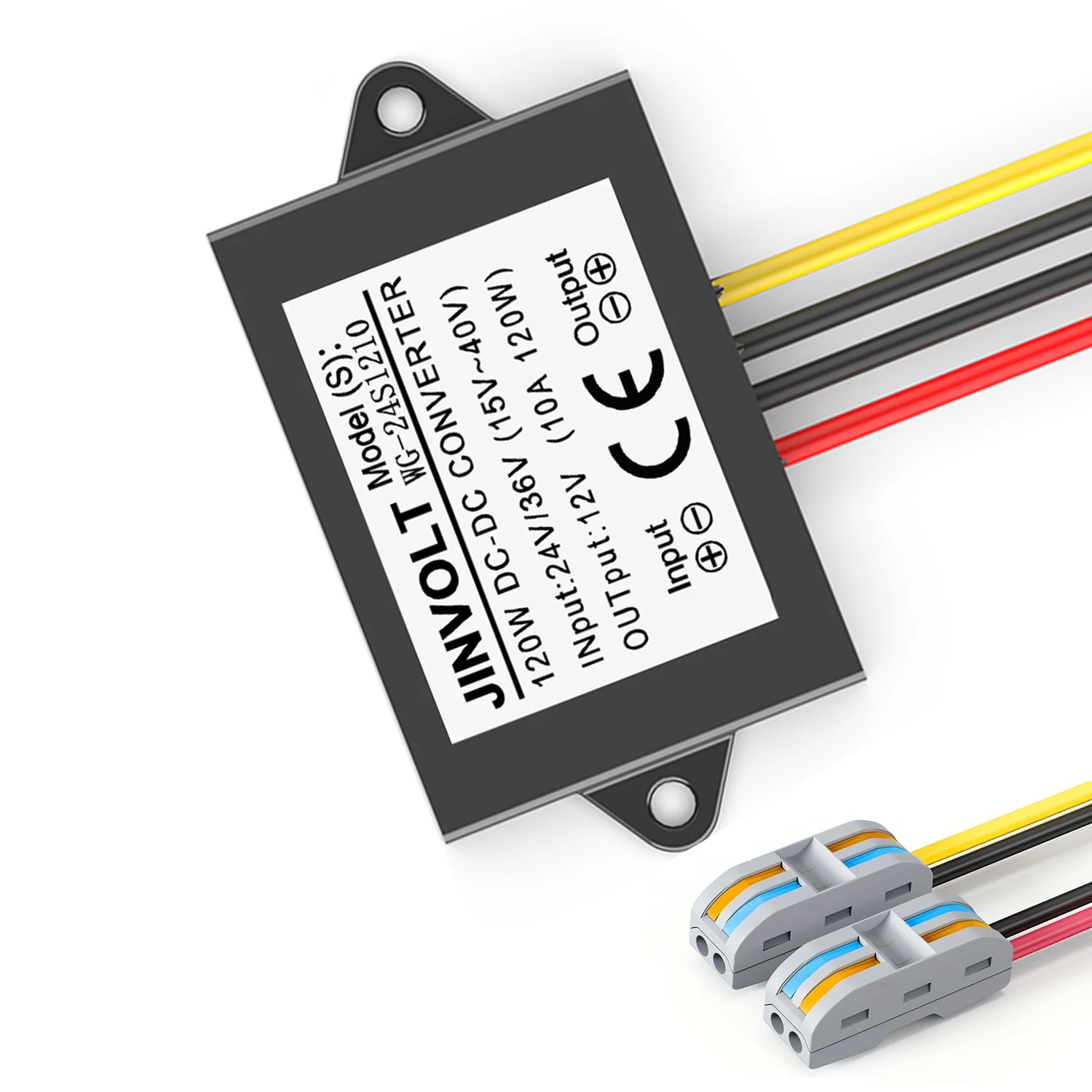 

High Power 120W 24V/36V Step-Down To 12V DC-DC Buck Converter Module (15V~40V Input to 12Volt 10A Max Output), Constant Voltage