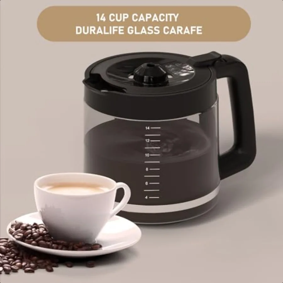 14-filiżankowy dzbanek do kawy DCM201, zamiennik kompatybilny z Ninja DCM201 DCM201CP DCM201BK Programmable XL 14Cup PR