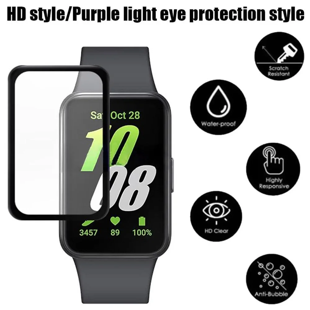 サムスンギャラクシー用スクリーンプロテクター,3 (sm-r390),3D曲面,ソフトカバー,ガラスなし,1/3/5個