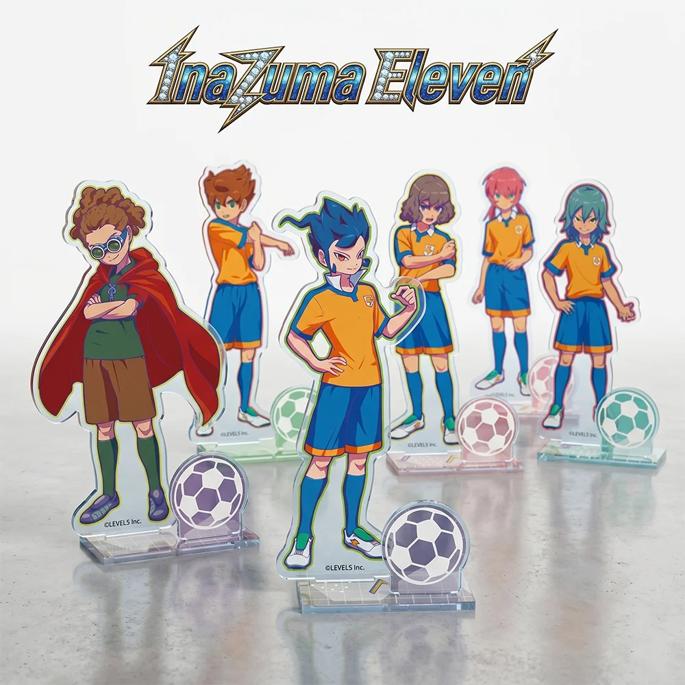Anime Inazuma Eleven 11 Axel Blaze Endou Mamoru 15CM Double-sided HD Printing Acrylic Stand Keychain Cosplay Desk Decor Gifts