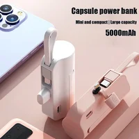 Powerbank portátil 5000mAh con cable