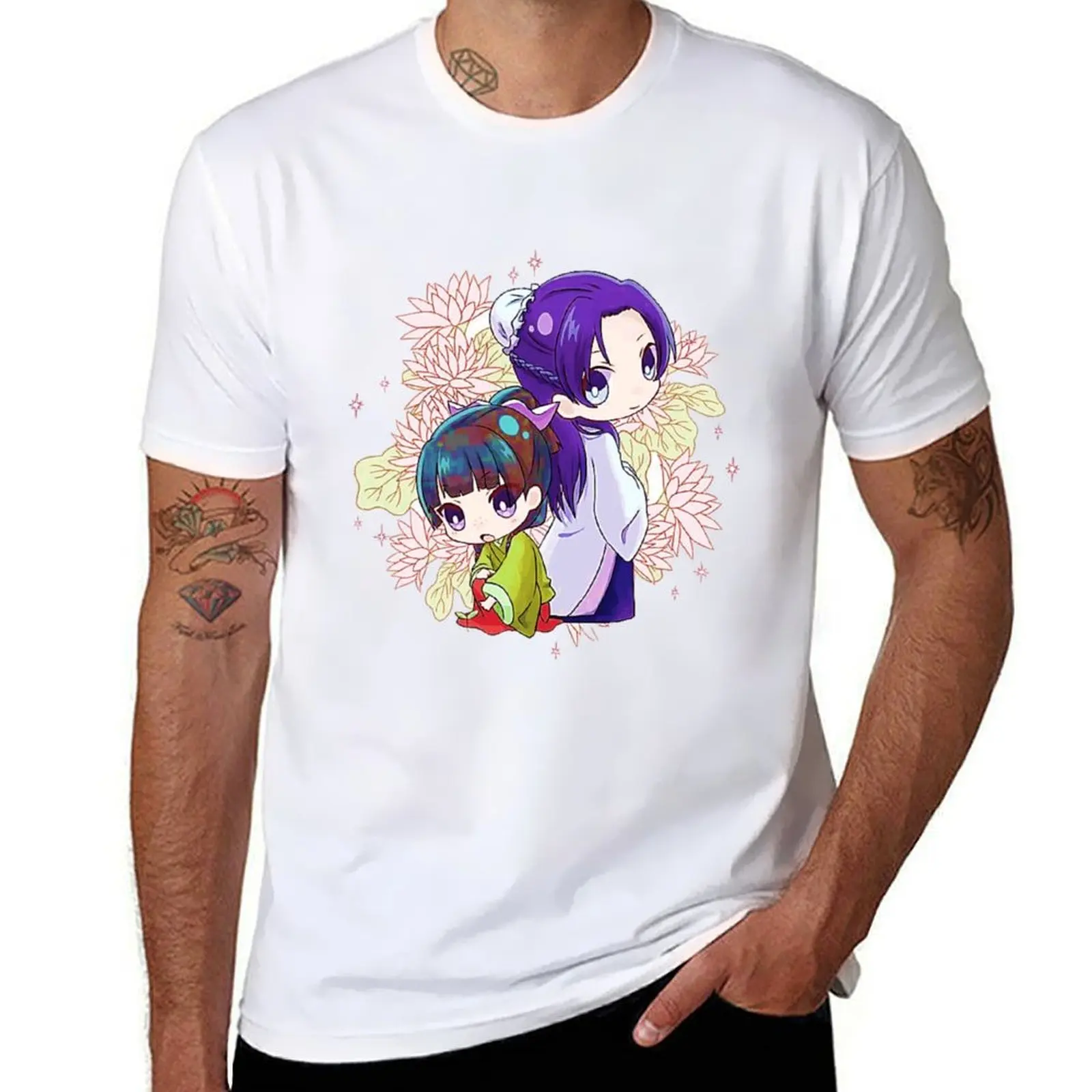 

the apothecary diaries fanart characters T-Shirt man t shirts for men anime t shirts for man T-Shirt