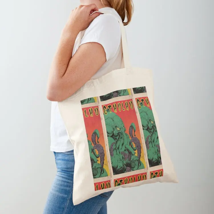

Cthulhu (Vintage) Tote Bag eco bag folding the tote bag Cloth foldable reusable