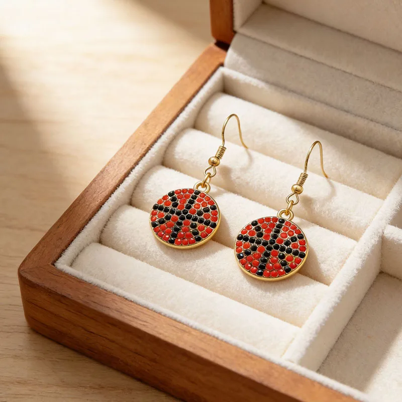 Fashion Creative Ball Earrings Classic Diamond Setting Football Basketball Baseball Rugby Sports Style Jewelry