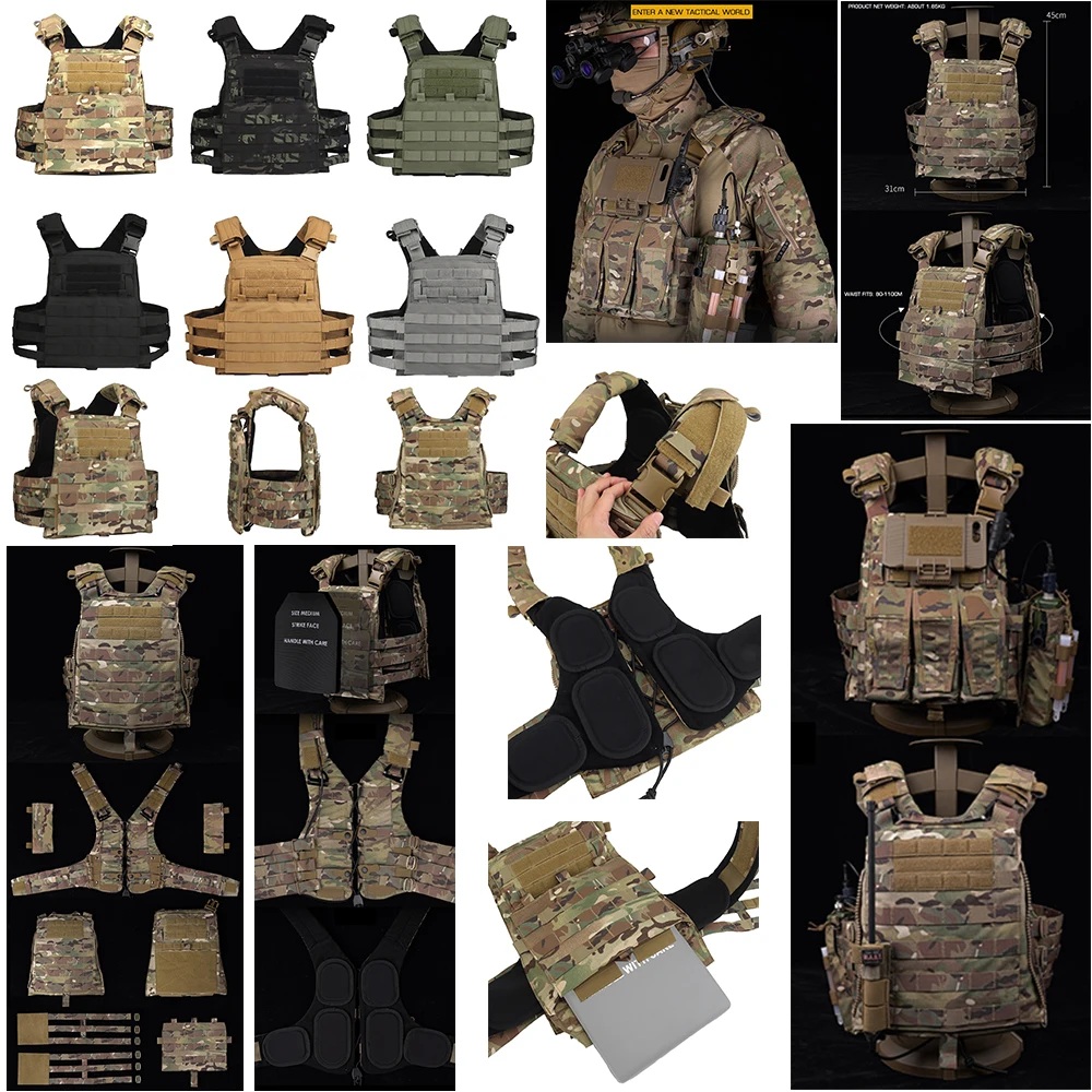 

НОВЫЙ уличный охотничий жилет, тактический держатель пластинок AVS MBAV, адаптивная система MOLLE Body, многофункциональный игровой жилет CS