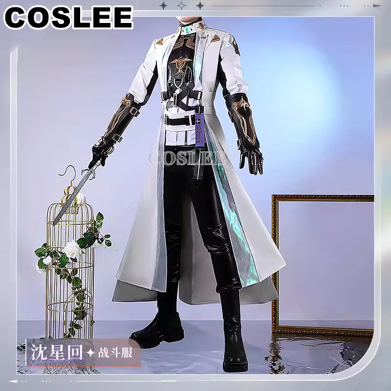 COSLEE Xavier Cosplay Costume Love and Deepspace Combats Uniform Performance Clothing Men Halloween Party Daily Outfit Game Suit