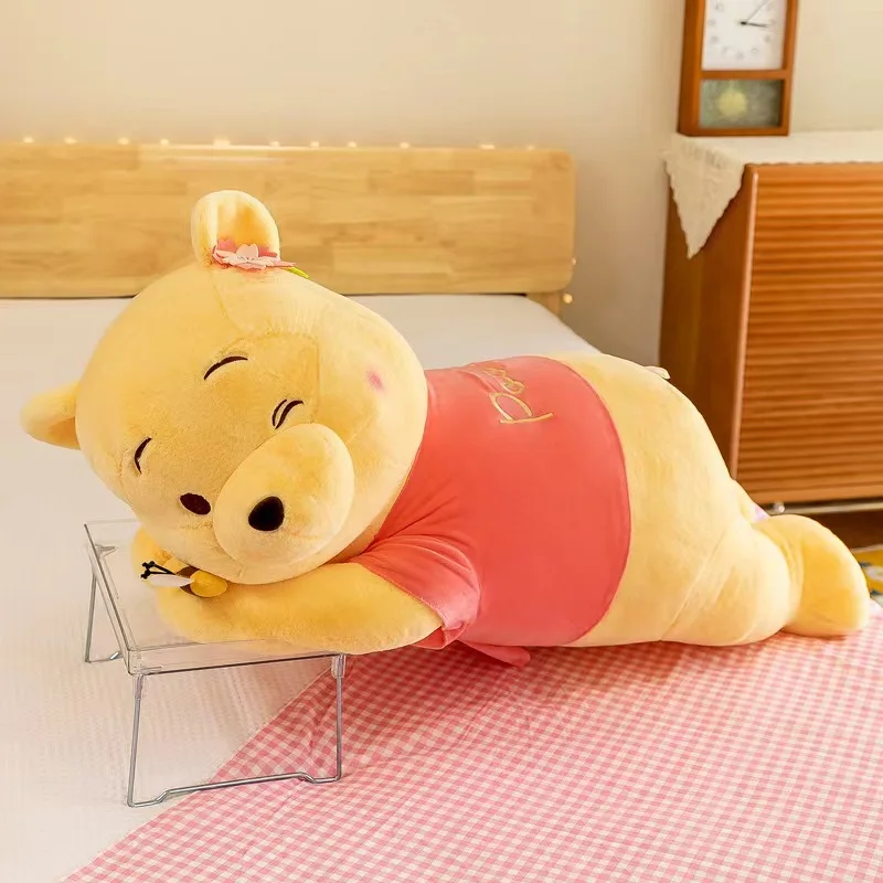 40-100CM New Disney Winnie the Pooh Bear Doll Cartoon Plush Toy Cute Anime Soft Pillow Stuffed Kawaii Children's Birthday Gift