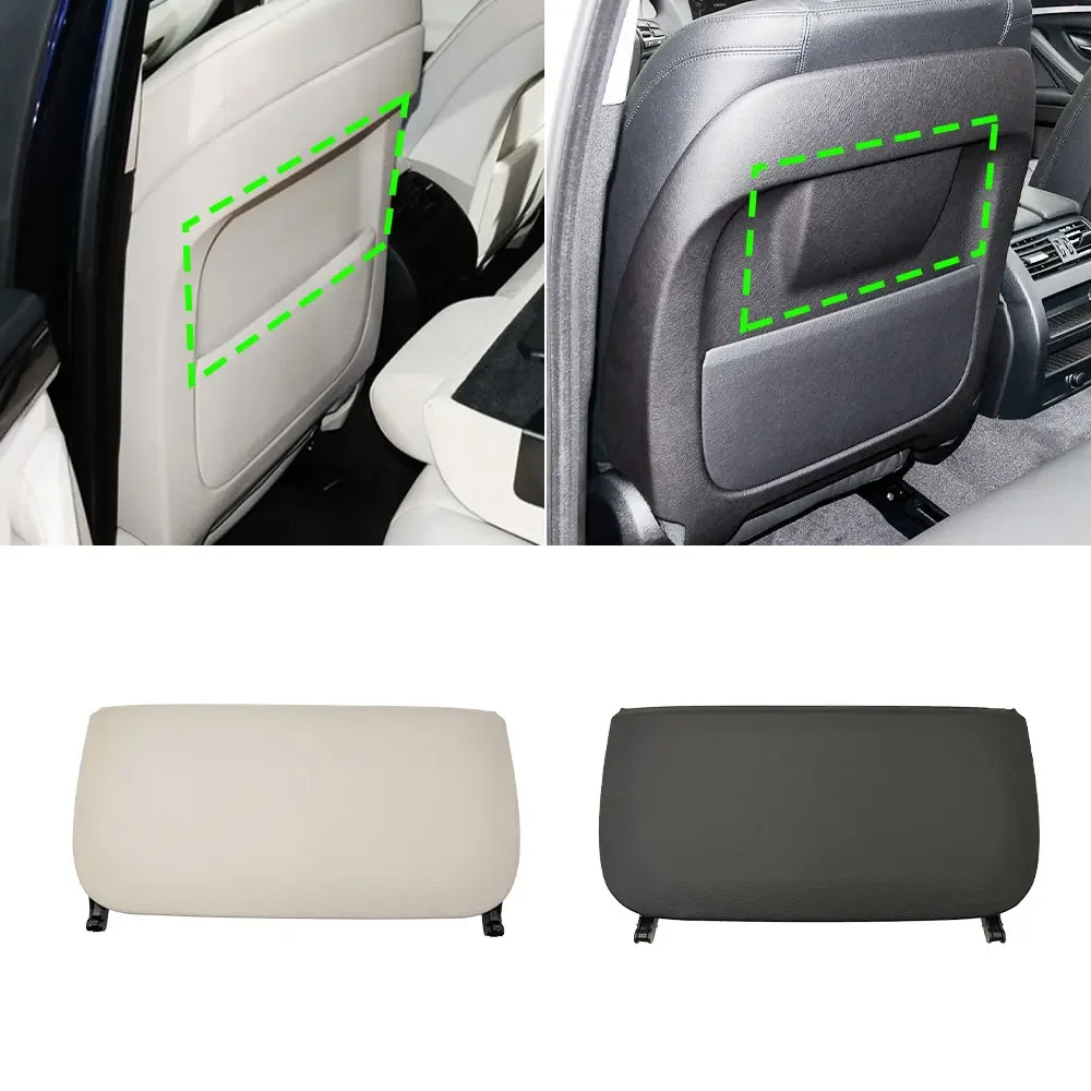 

For BMW F10 F10 F06 F07 F02 Car Seat Back Panel Leather Backrest Storage Pocket Cover Accessory For BMW 5 6 7 Series 520 630 740