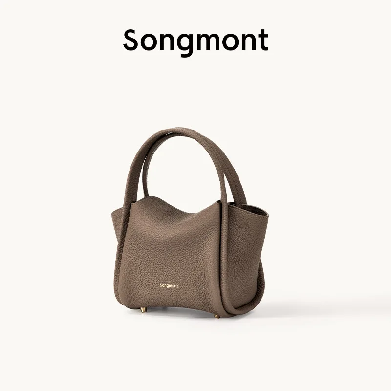 Songmont Yuanbao sac mini panier à légumes couche de tête peau de vache portable bandoulière mini petit sac de téléphone portable