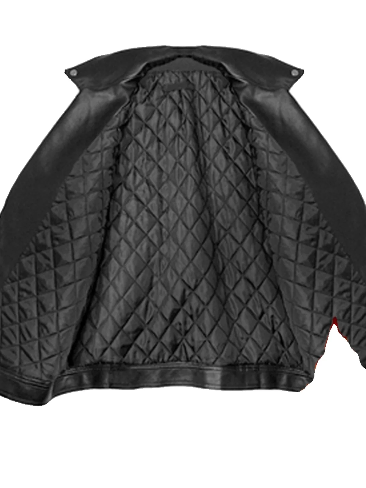 Bla PU Leather Jaet Cappotto retrò da donna in cotone sciolto insertato American Sle Street Sle Long Sve V-Ne Lunghezza regolare