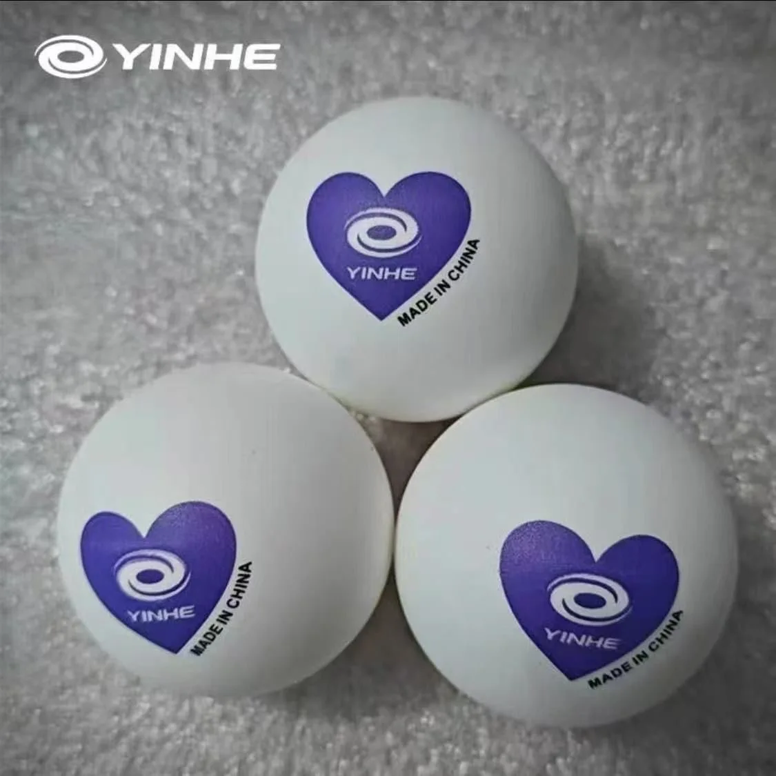 100 قطعة YINHE 40 + كرات تنس الطاولة الملحومة ABS مادة جديدة الأرجواني القلب دائم جديد كرة بينغ بونغ لتدريب نادي الرياضيين