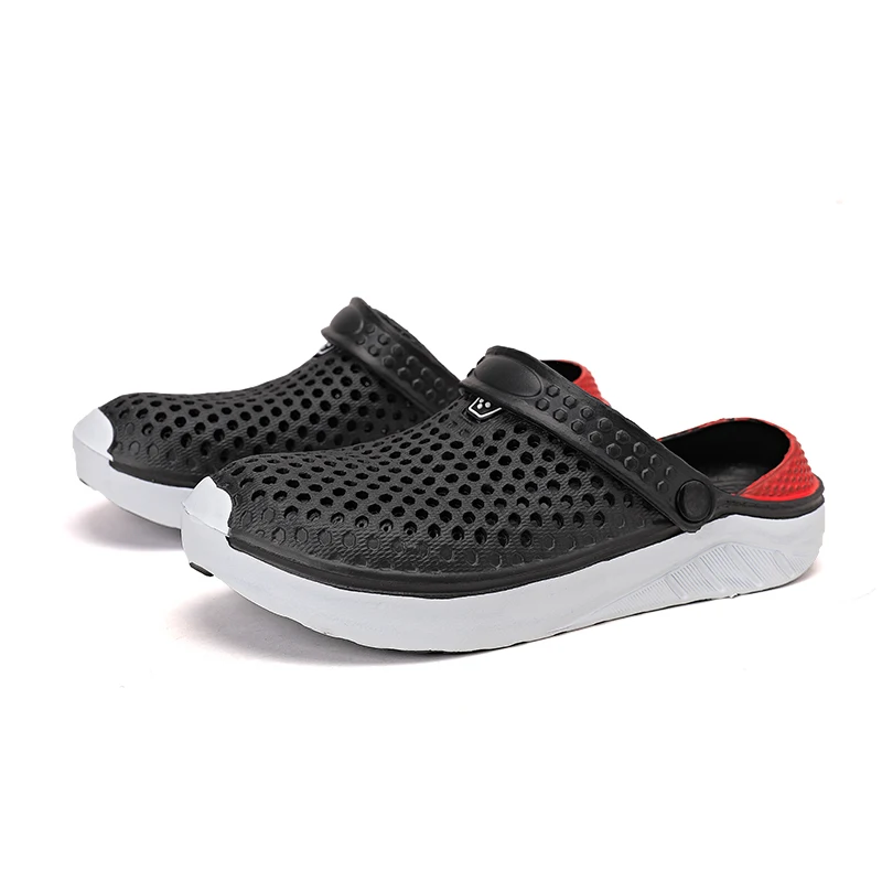 Summer Outdoor Men's Slippers Fashion Comfortable Man Sandals Breathable Non-slip Beach Shoes Lightweight Soft Male Garden Shoes