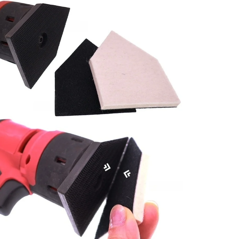 Wool Felt Polishing Pad Sized 63 x 88 mm for pentagon Shape for Consistent Results in Automotive Paint Refinishing