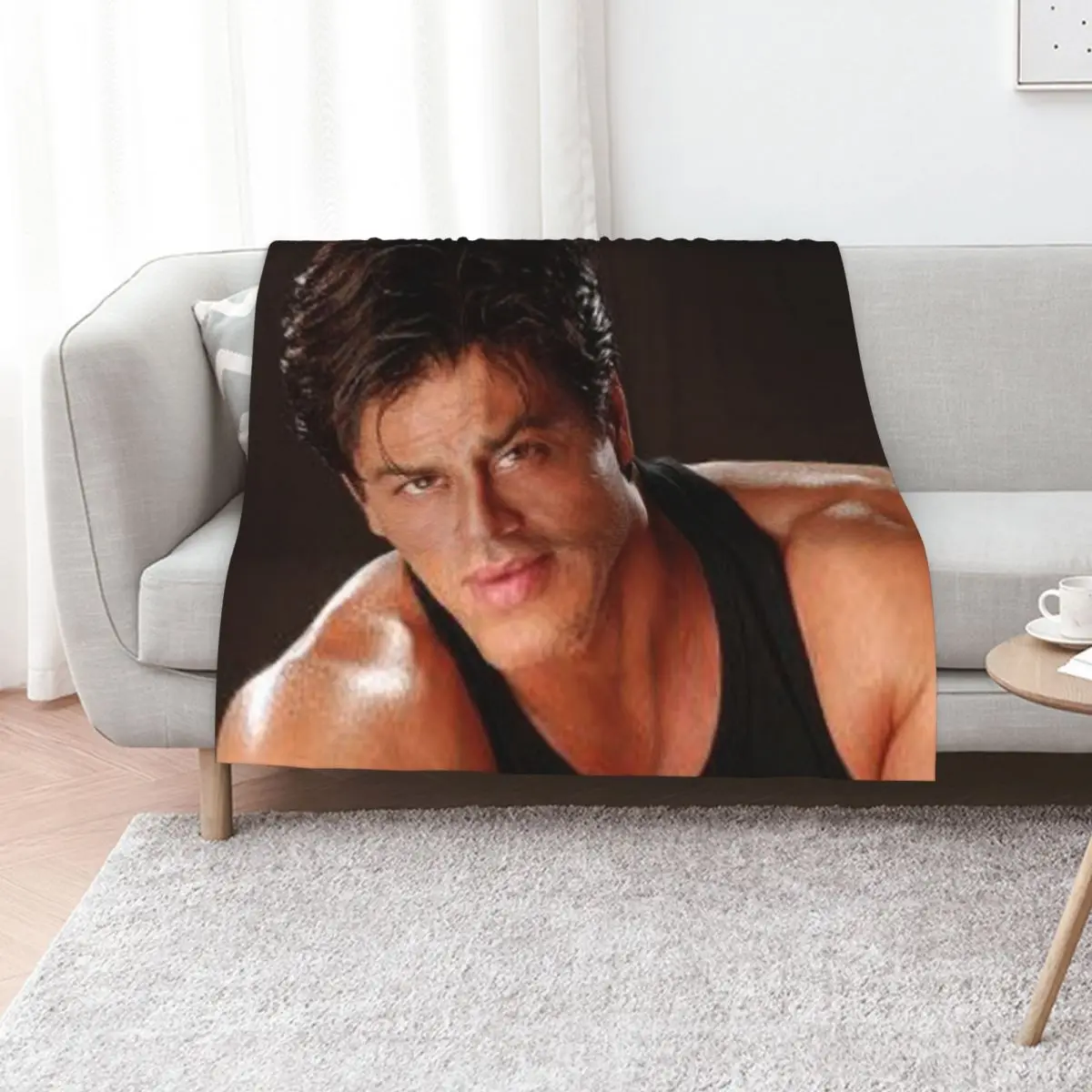 shahrukh khan Throw Blanket Camping Bed covers Thin Luxury Brand Baby Flannel Fabric Blankets