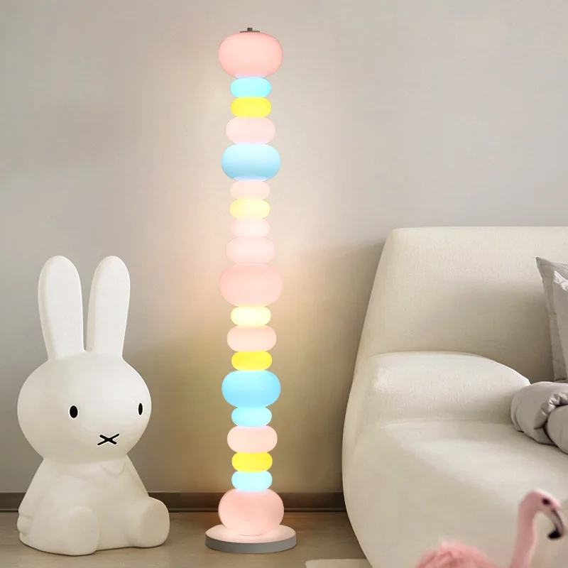 Candy Rainbow floor lamp girl living room bedroom sofa side lamp creative floor