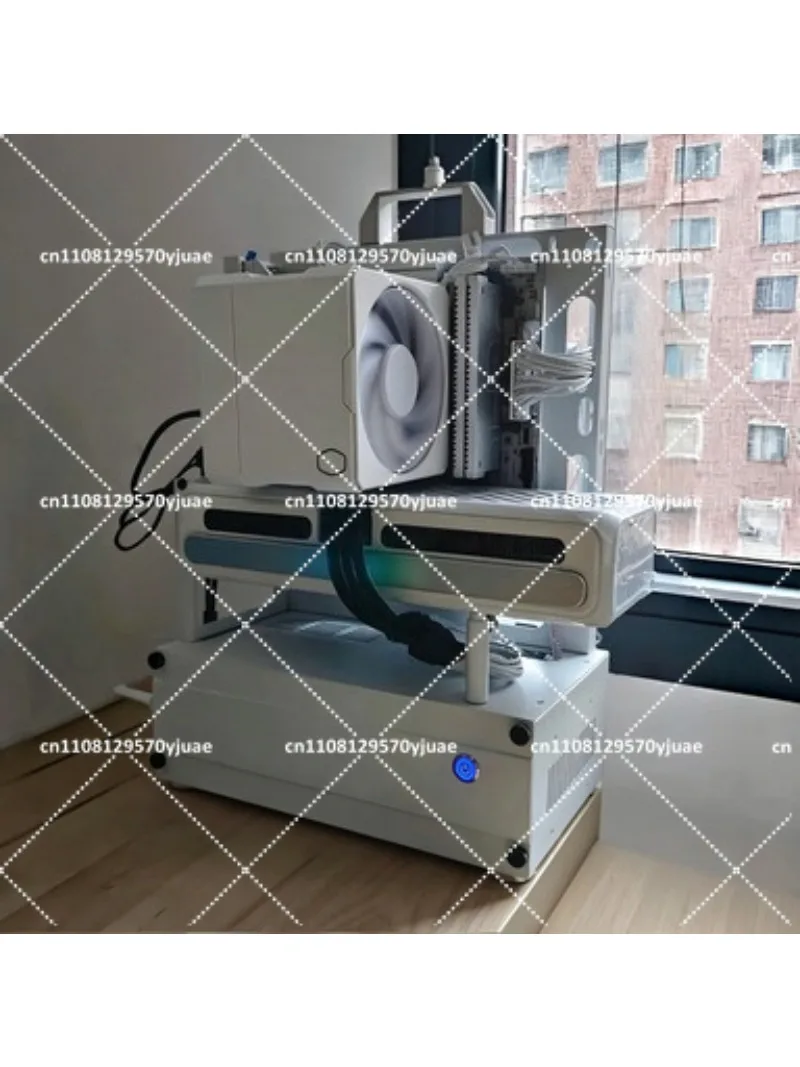 Open Frame PC Case Supports 240/360 Liquid and Air Cooling Rack ATX/MATX Vertical GPU Desktop Mini Computer Case
