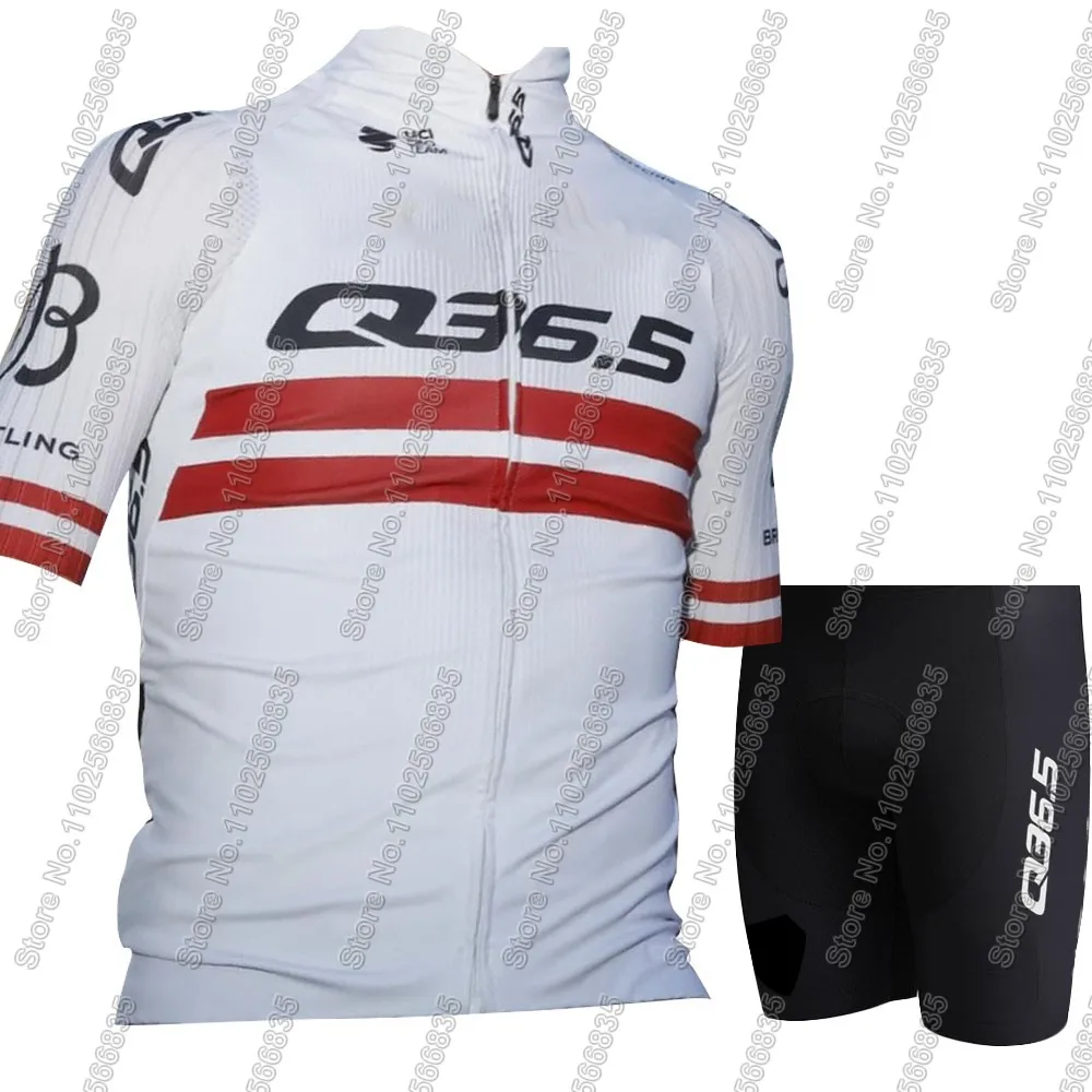 Q36.5 Pro team 2025 لاتفيا الدراجات جيرسي ايرو مجموعة Emīls Liepi» ملابس رجالي الطريق دراجة قمصان دعوى دراجة مريلة السراويل الجبلية Ropa #6