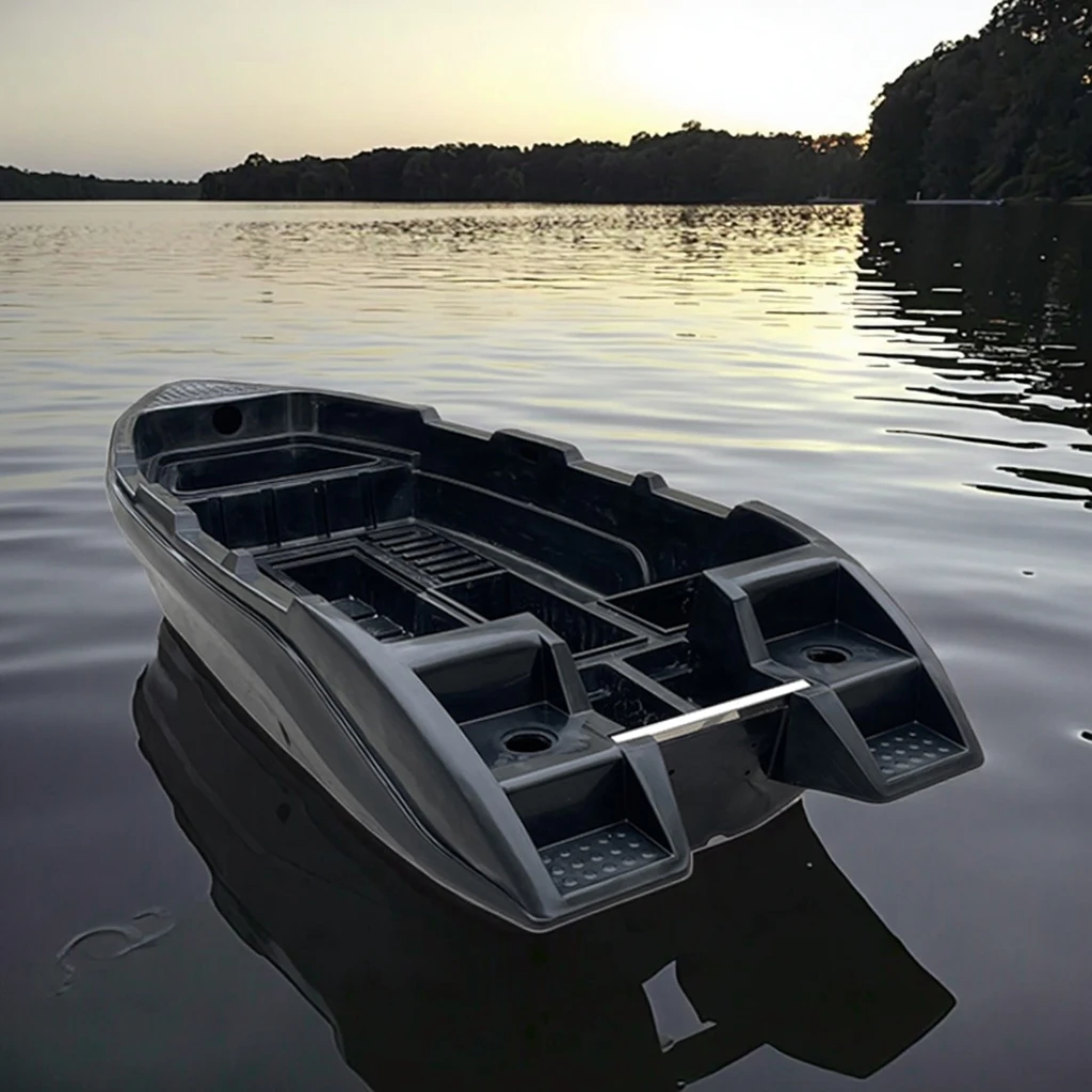 Durable HDPE 4.9M Ski Boat With 7-Pax Capacity Anti-Wave Performance For Surf Training 7-Pax Capacity Rowing Boats