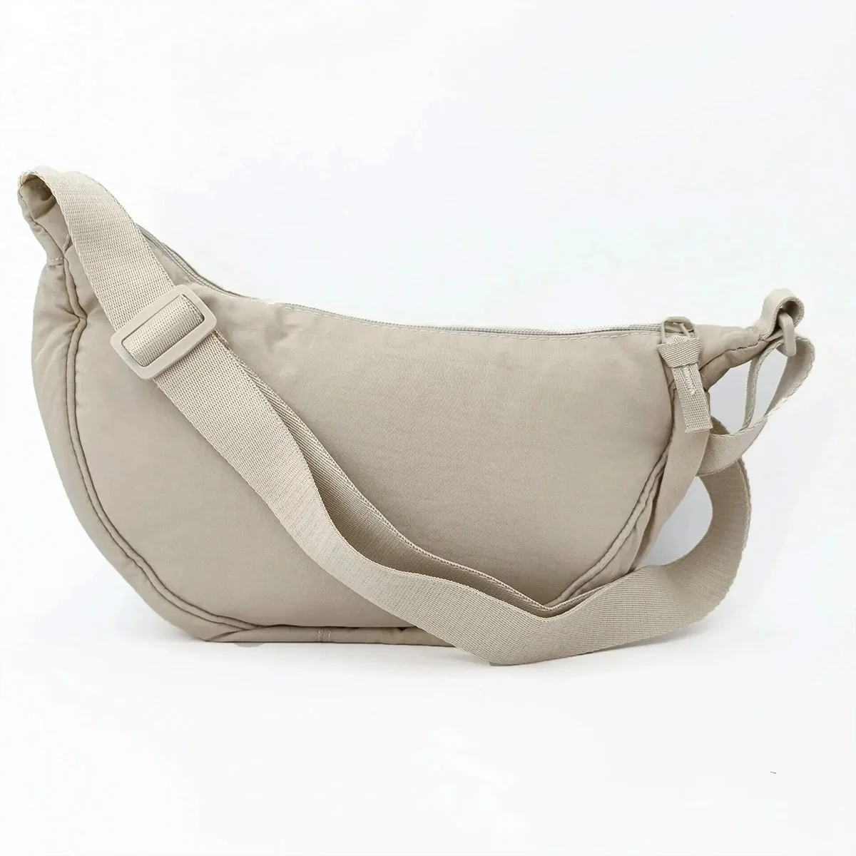 

New Simple Casual Shoulder bag Solid Color Nylon Women crossbody bag Large Capacity Dumpling Bag for Commuting