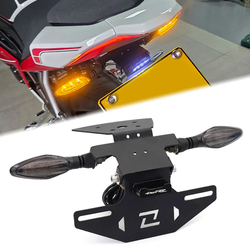 

Складной задний короткий хвост для мотоцикла KOVE 450RR 450 RR, держатель номерного знака, кронштейн с указателем поворота