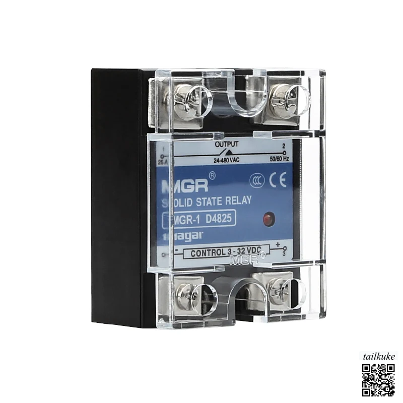 Single Phase Solid-state Relay SSR JGX-1 MGR-1 D4825 4060DA DC Control AC