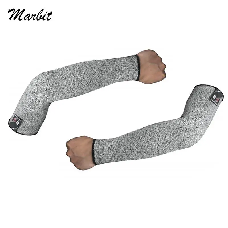 1Pc Level 5 HPPE Cut Resistant Anti-Puncture Work Protection Arm Sleeve Cover Cut-resistant Arm Sleeve Sports Equipment