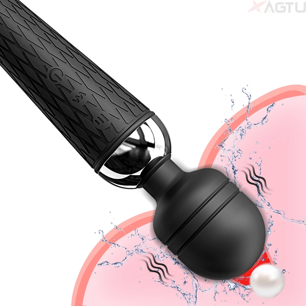 قضبان اصطناعية لاسلكية AV هزاز عصا سحرية للنساء محفز البظر USB قابلة للشحن مدلك السلع ألعاب الجنس للبالغين 18