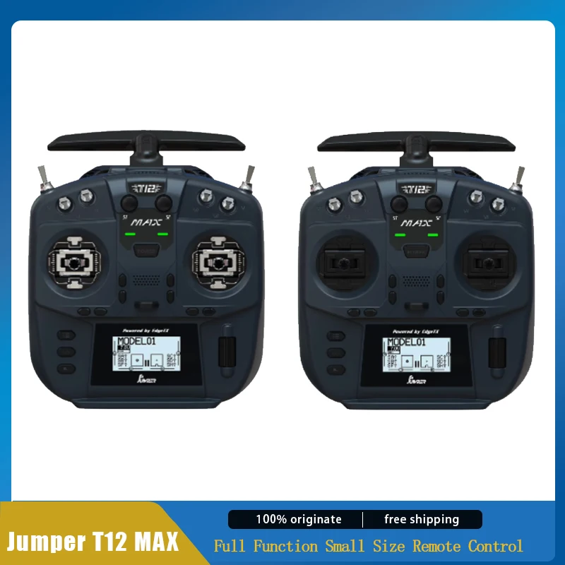 Jumper T12 Max 2.4G Full Function Small Size Remote Control Elrs Lightweight Foldable Antenna Portable