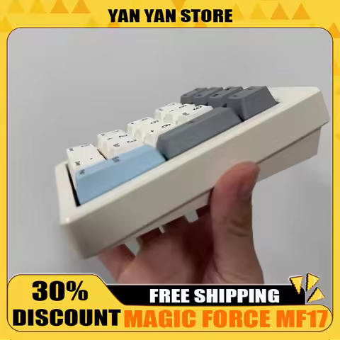 Magic Force MF17 Numeric Keyboard 2.4G Wireless Bluetooth Dual Mode Gasket Custom Hot-Swap Office Mechanical Numeric Keypad Gift