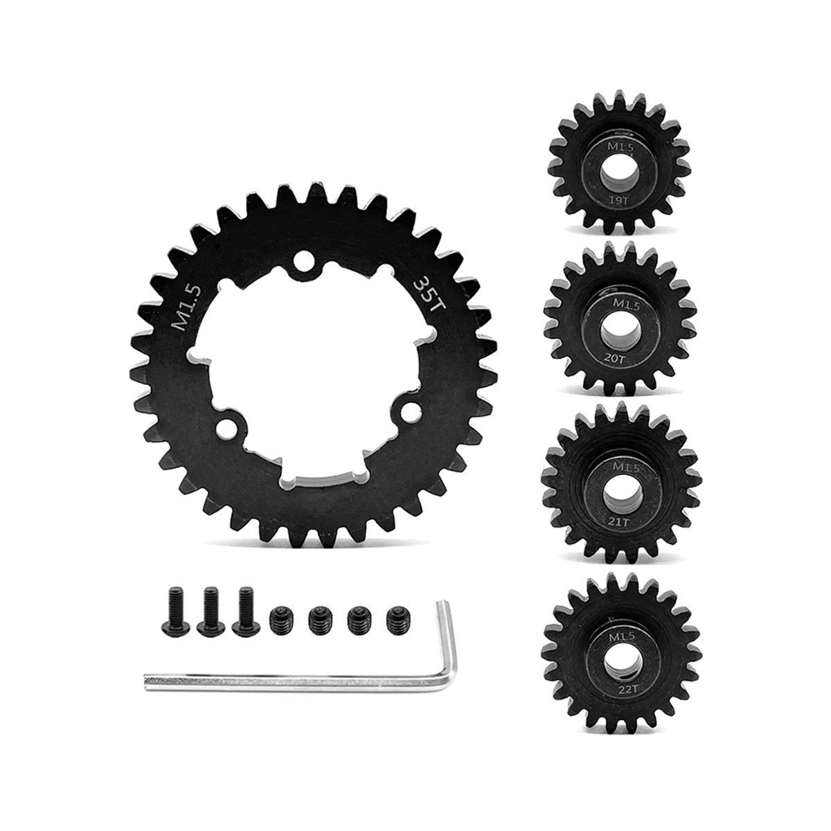 

1.5 Modulus 35T Spur Gear M1.5 Gear Suit 6447X 6448X for 1/5 6S 8S 1/6 XRT RC Car Upgrade Parts B