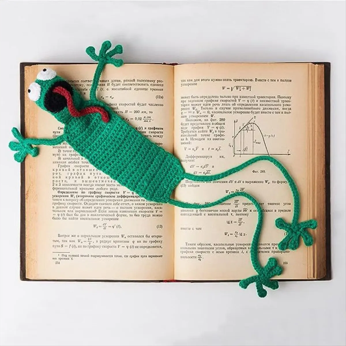 N82R 3D Animal Cartoon Bookmark Crochet Handmade Bookmark Children Student Cute Book Clip Pendant A view 6