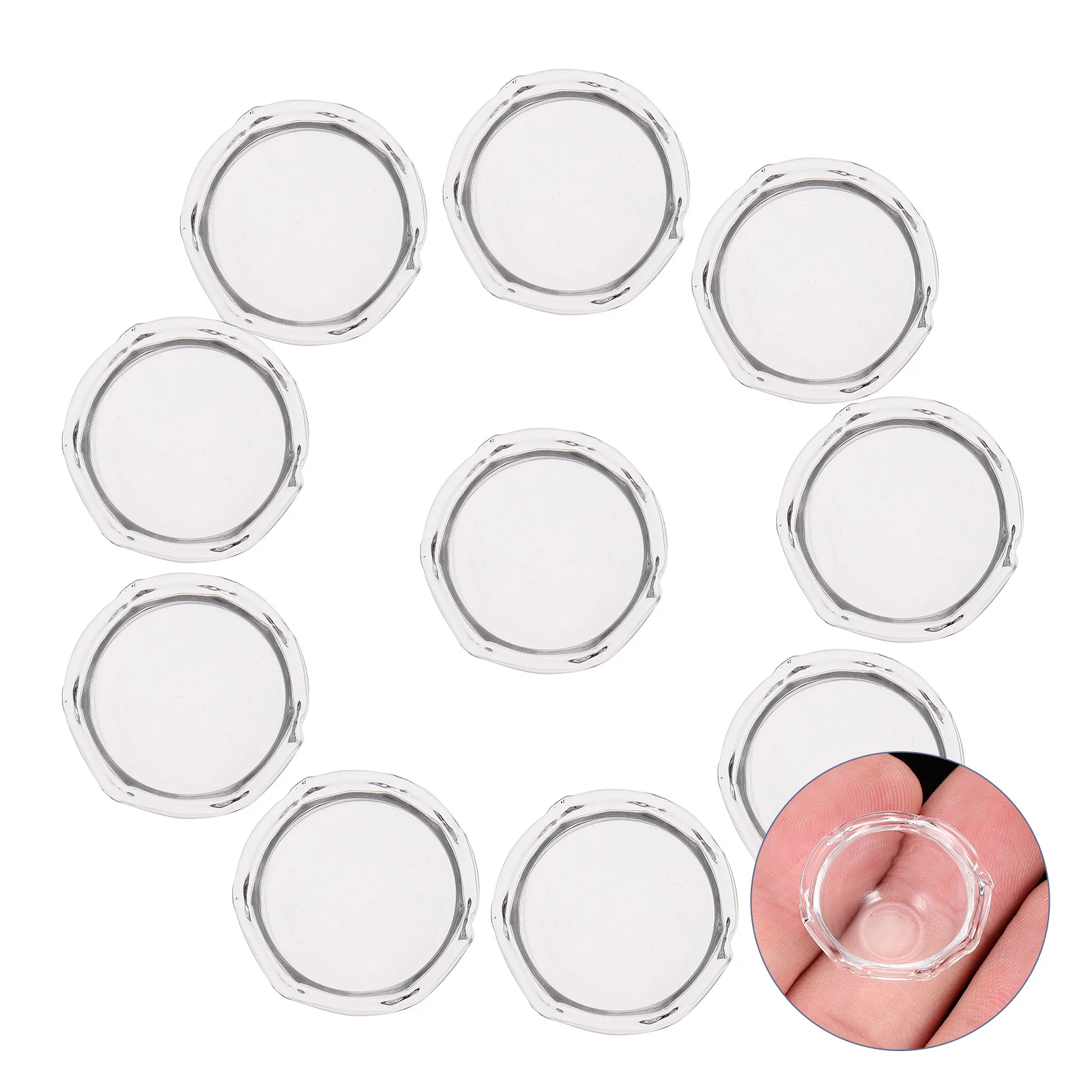 10 pezzi mini ciotole per salsa di soia in vetro piccoli piatti decorativi da cucina fai da te finta utensili da cucina prop