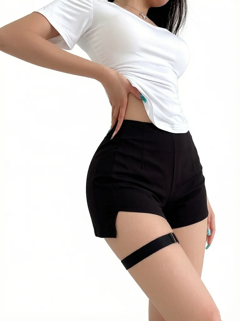 China Booty Shorts For Women Y2k Clothes High Waisted Pantalones Cortos De Mujer Solid Short Pants Sexy Girl Roupas Femininas