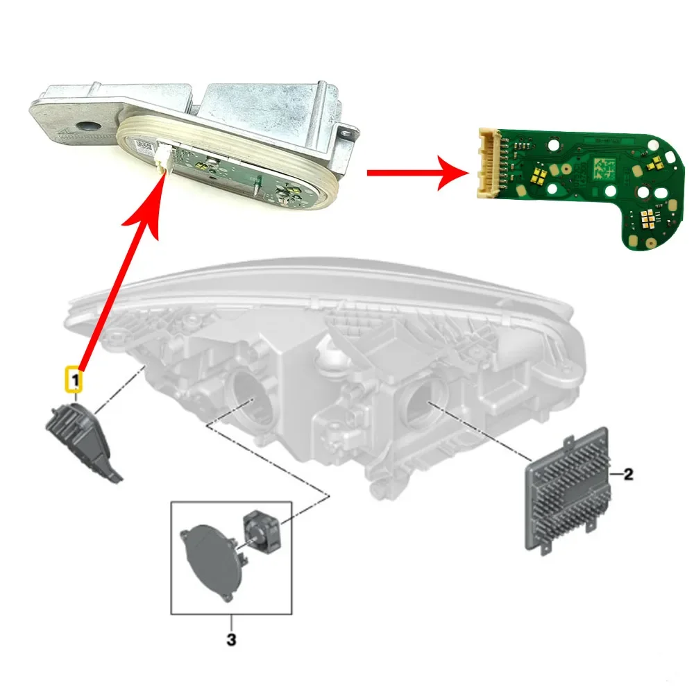 Для BMW Z4 G29 желтый модуль DRL светодиодная плата JONE светоизлучающий диод CSL стиль желтый чип дневных ходовых огней