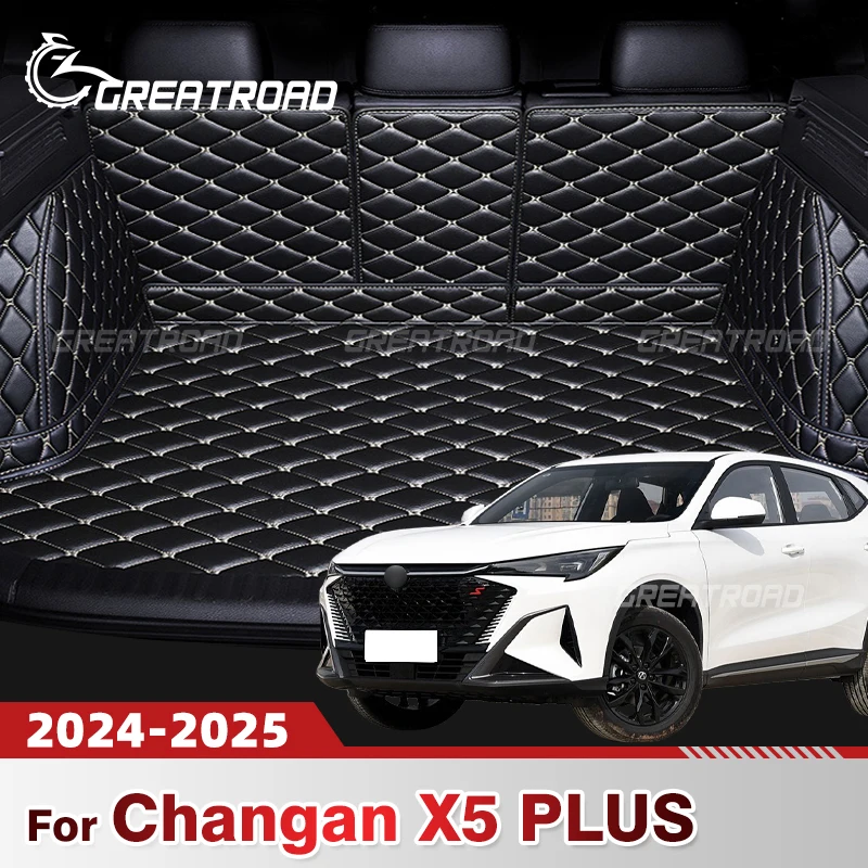 

For Changan X5 PLUS 2024 Auto Full Coverage Trunk Mat Car Anti-dirty Pad Protective Pad Cargo Liner Interior Accessories