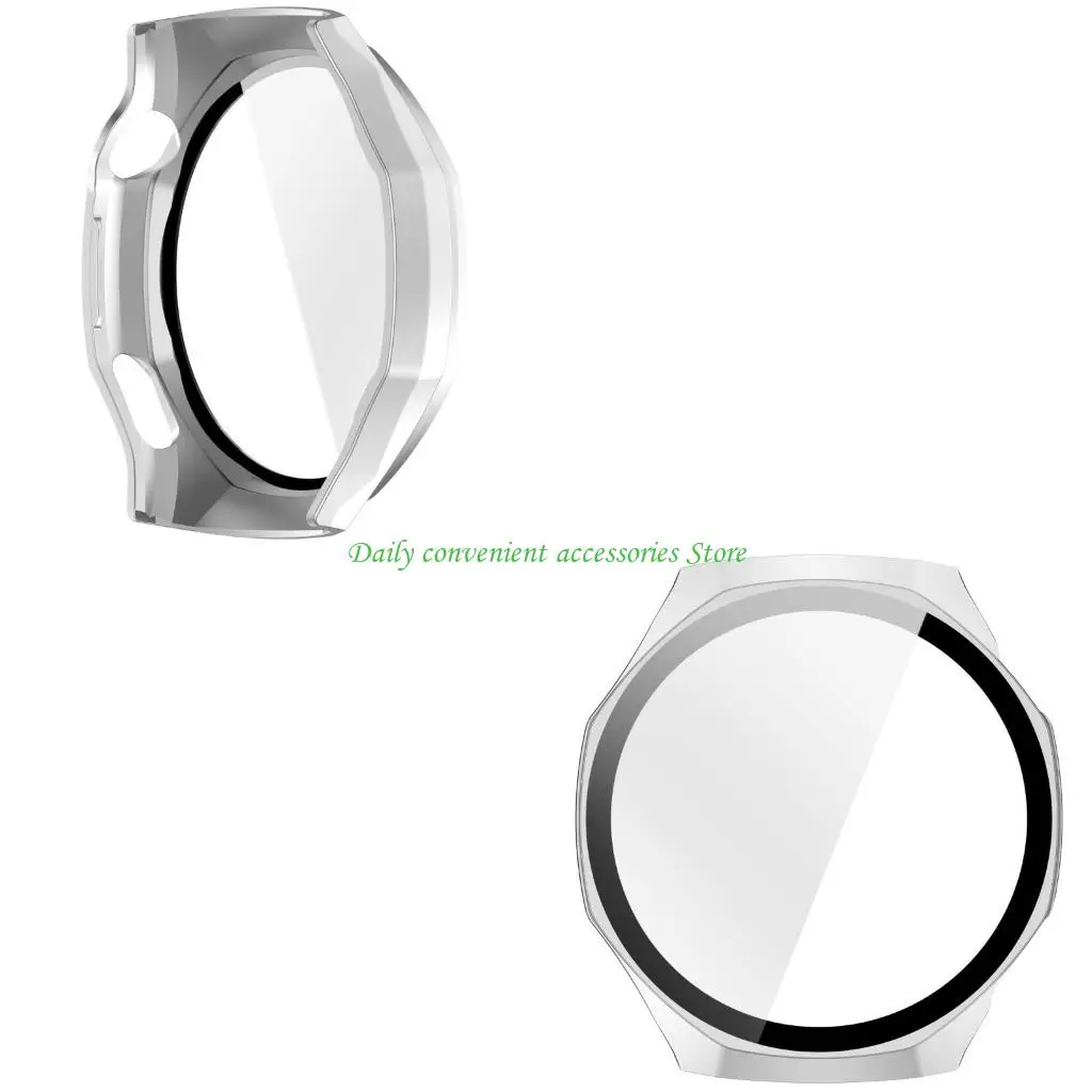 

97QB Scratchproof Case Film Tempered Glass Film for Watch GT6 Dustproof