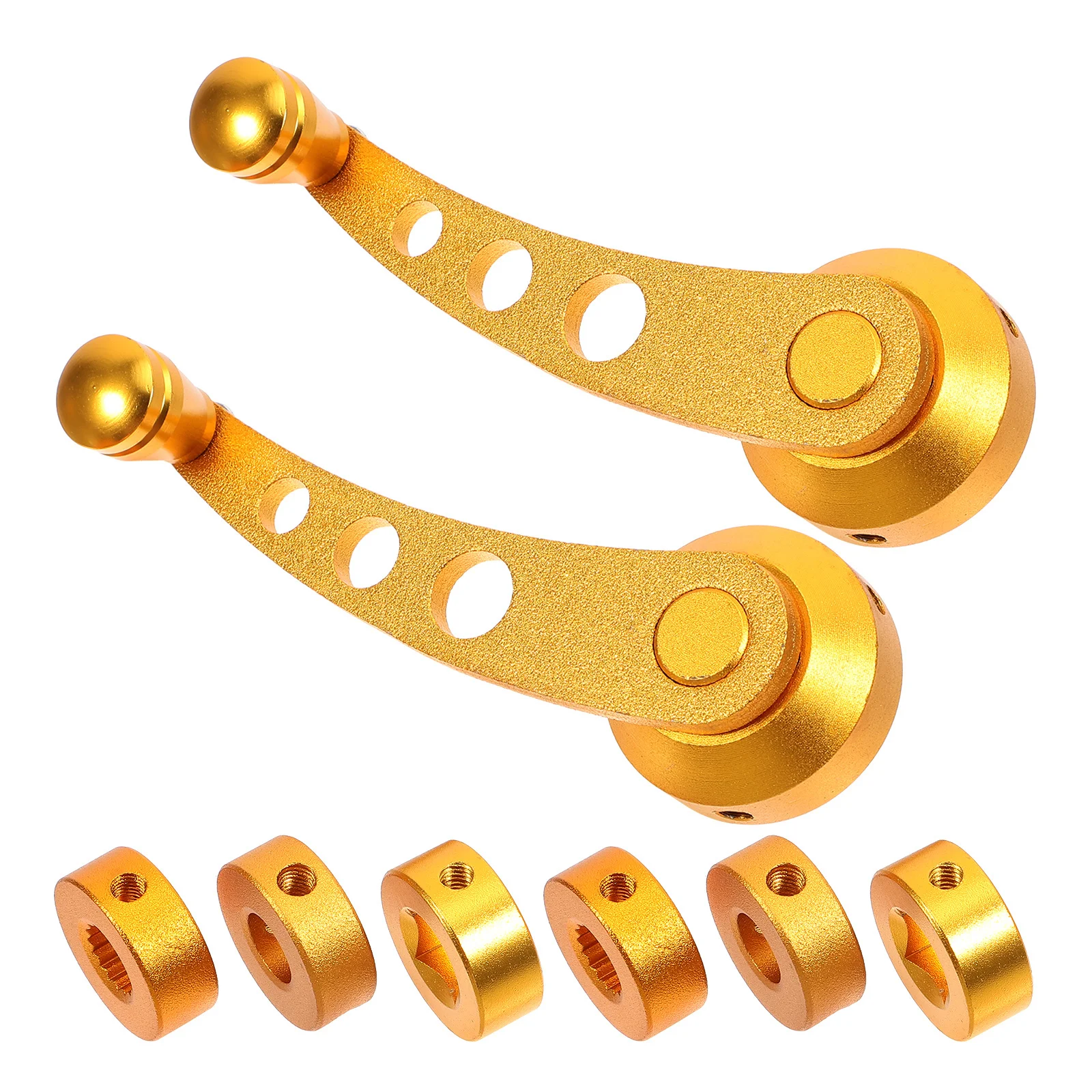 

1Set Car Window Handle Replacement Aluminum Alloy Auto Manual Crank Lever Durable Interior Accessories Car Window Crank Handle