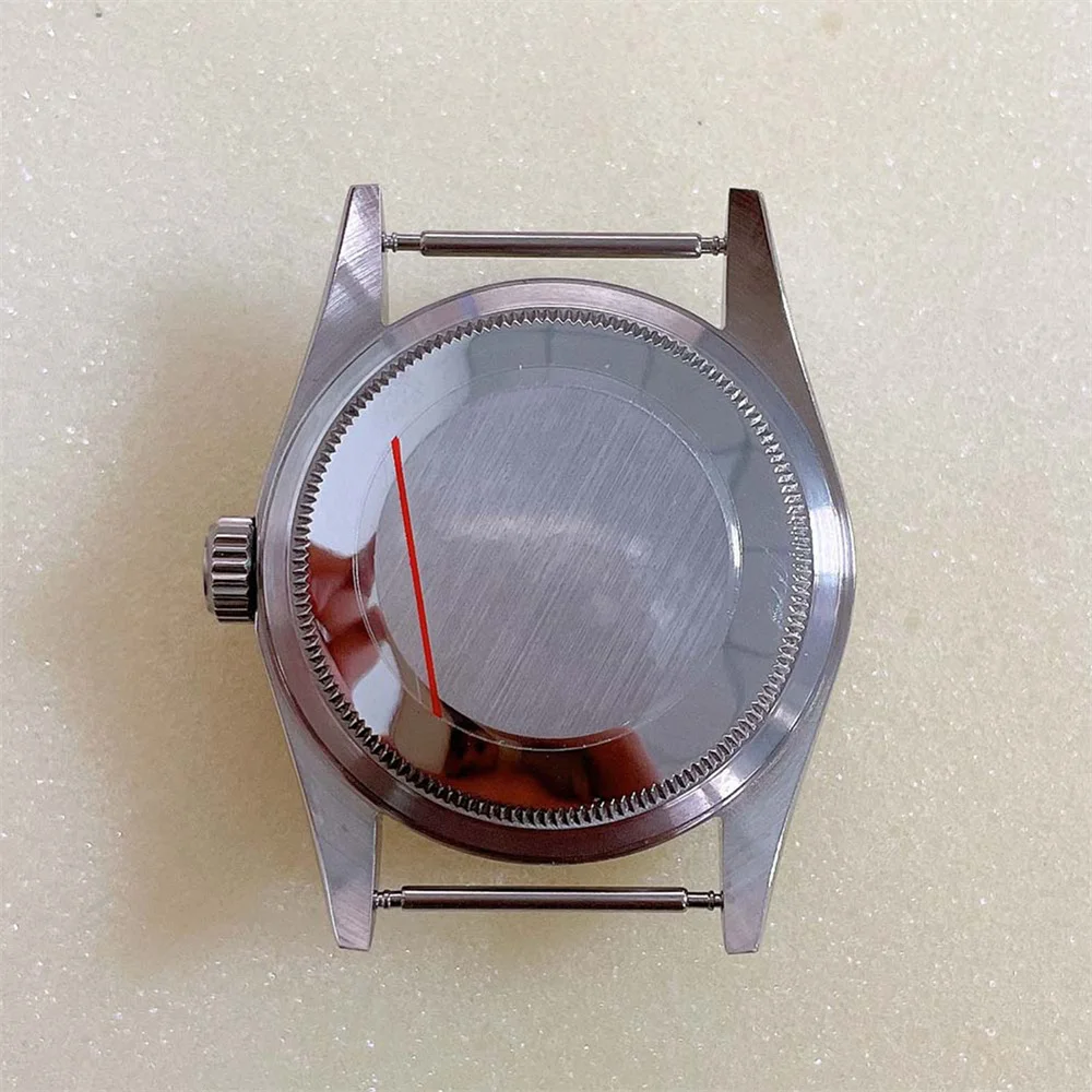 36MM Watch Case for NH35/NH36/4R Movement Acrylic Glass Stainless Steel Shell Replacement Watch Case Accessories