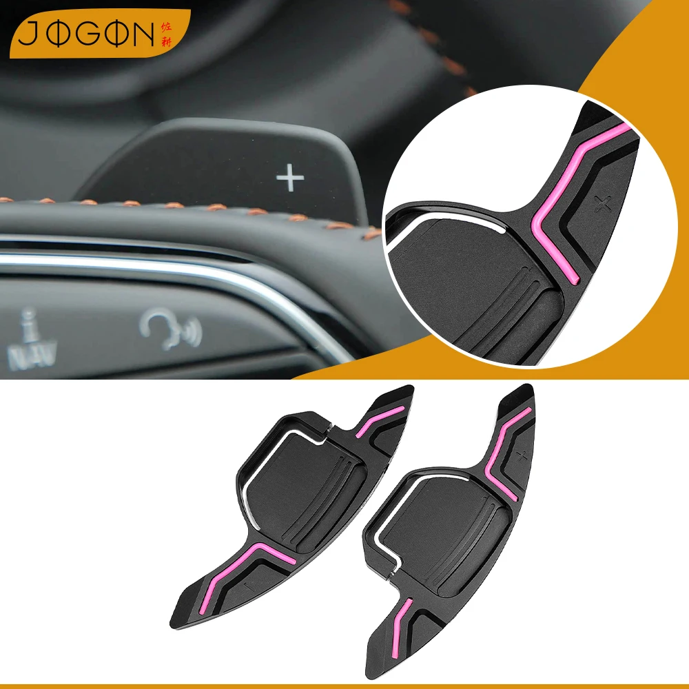 

Luminous Style Steering Wheel Shift Paddle Shifter Extension Cover For Audi A3 S3 RS3 A4 S4 2013-2016 A5 S5 2012-2016 A6 S6 A7