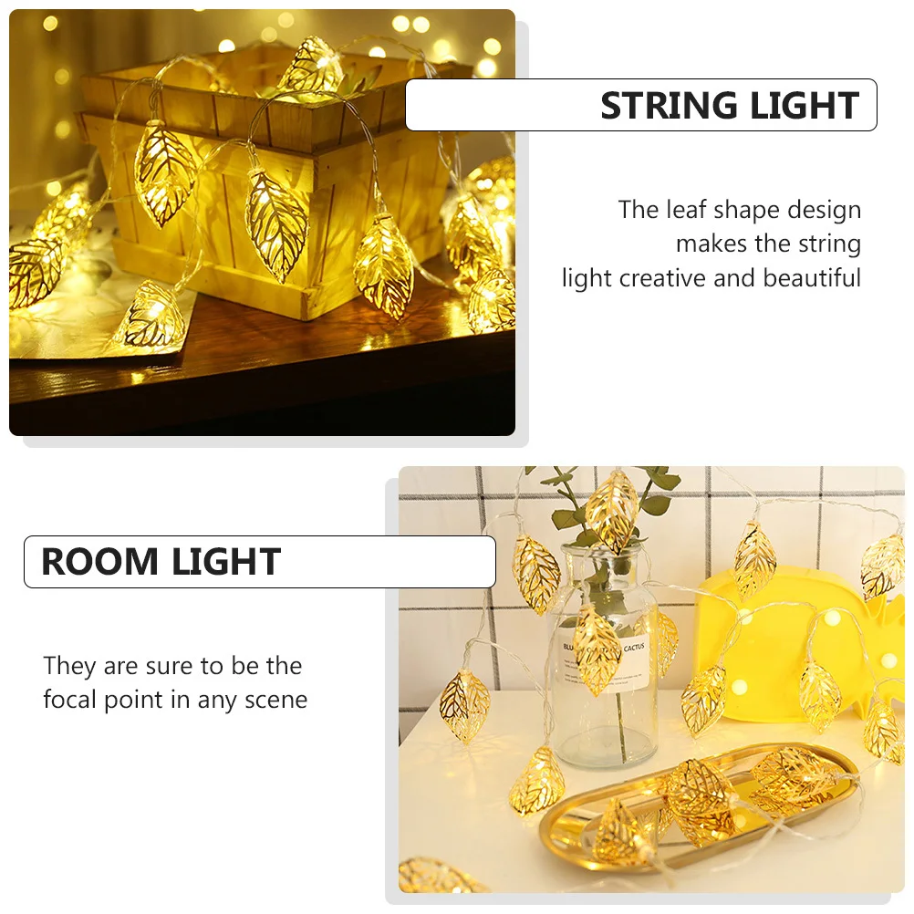 1 قطعة سلسلة أضواء Led ذهبية تصميم مجوف تعمل أضواء الجنية الزخرفية للمنزل حديقة حفلة عيد الفصح #4