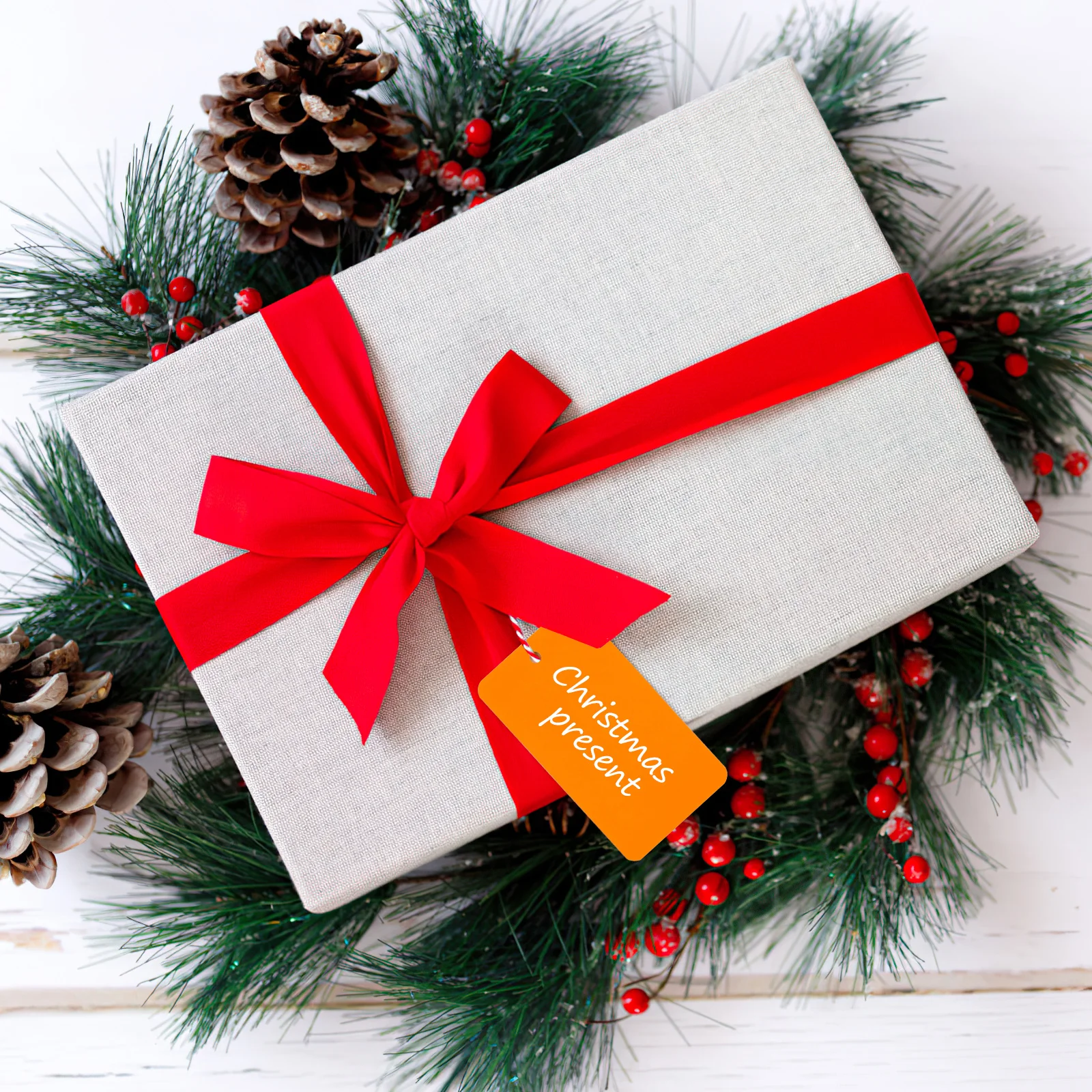 

200Pcs Blank Hanging Tags Sturdy Paper Labels for Price Clothing Gift Bags Christmas Party Decoration Festival Wedding Use