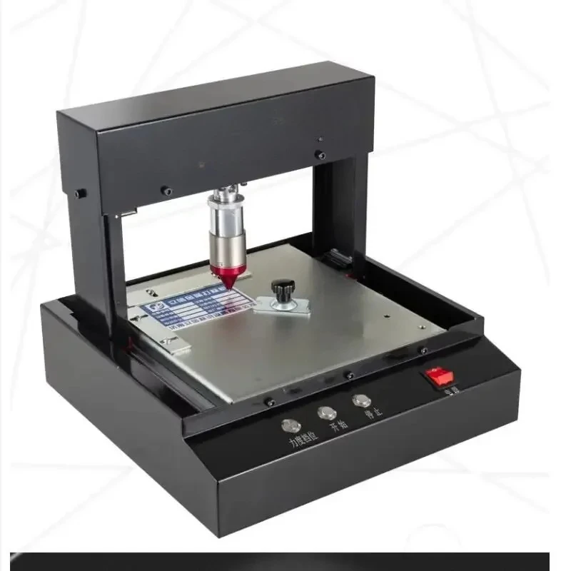 Electric Metal Nameplate Marking Machine aluminum labeling coding machine equipment parameter label printer USB  connection