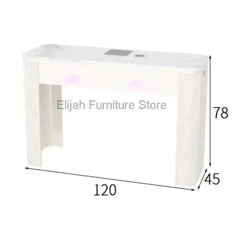 Style Simple Nail Multifunction Cream Modern Tables Storage Vacuum Cleaner Nail Tables Dressing Reception Desks Furniture FYMT